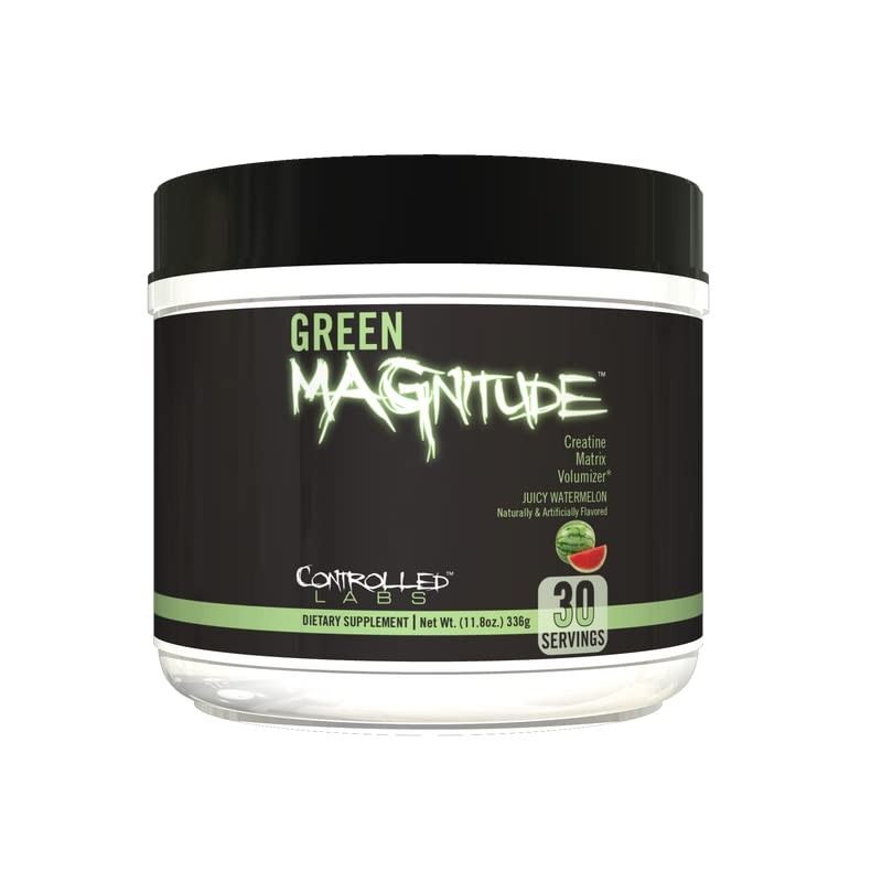 CONTROLLED LABS Green Magnitude, Synergistic Creatine Formula, Promotes Strength, Stamina,