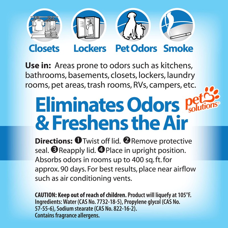 OdoBan Solid Odor Absorber Eliminator for Home and Small Spaces,