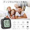 VLEJEARI Digital Alarm Clock Battery Clock Travel Clock Calendar Alarm