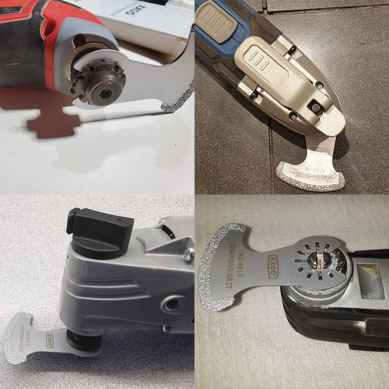 XXGO 20 Pcs Multitool Diamond Blade for Grout Removal Oscillating