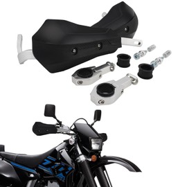 JFG RACING - Guardamanos para moto de 7/8 pulgadas y 1 1/8 pulgadas, protectores de mano de aluminio, universales para Dirt Pit Bike MX Motocross Supermoto Racing ATV Quad KAYO - Negro