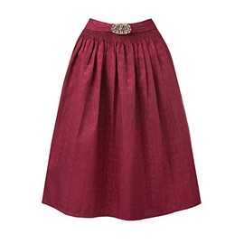 Stockerpoint Sc-300 Women's Midi Dirndl Apron, bordeaux