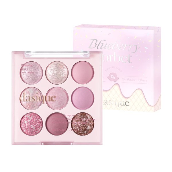 Dasique "Official" Daisek #20 Blueberry Sorbet 9 Colors Eyeshadow Palette