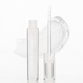 R.Y.M Lip Gloss Clear Glossy, Stay Moisturizing, Hydrating, Dry Lip Care, Clear Shimmer Lip Gloss Glitter, with Beautiful Shiny Finish (#03 Vanilla Scent, 0.12 Ounce (Pack of 1))
