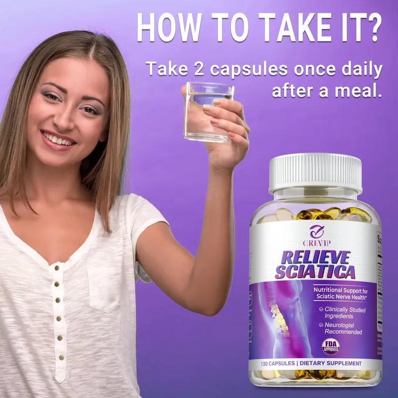 Nerve-Soothing Vitamin Supplement – Supports Sciatic Nerve Health with Essential