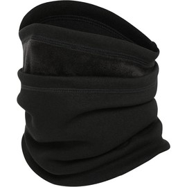 SUNMECI Neck Gaiter Warmer Ski Scarf Windproof Mask - Thick Fleece Neck Warmer Cold Weather Face Mask - Colour: Carbon Grey