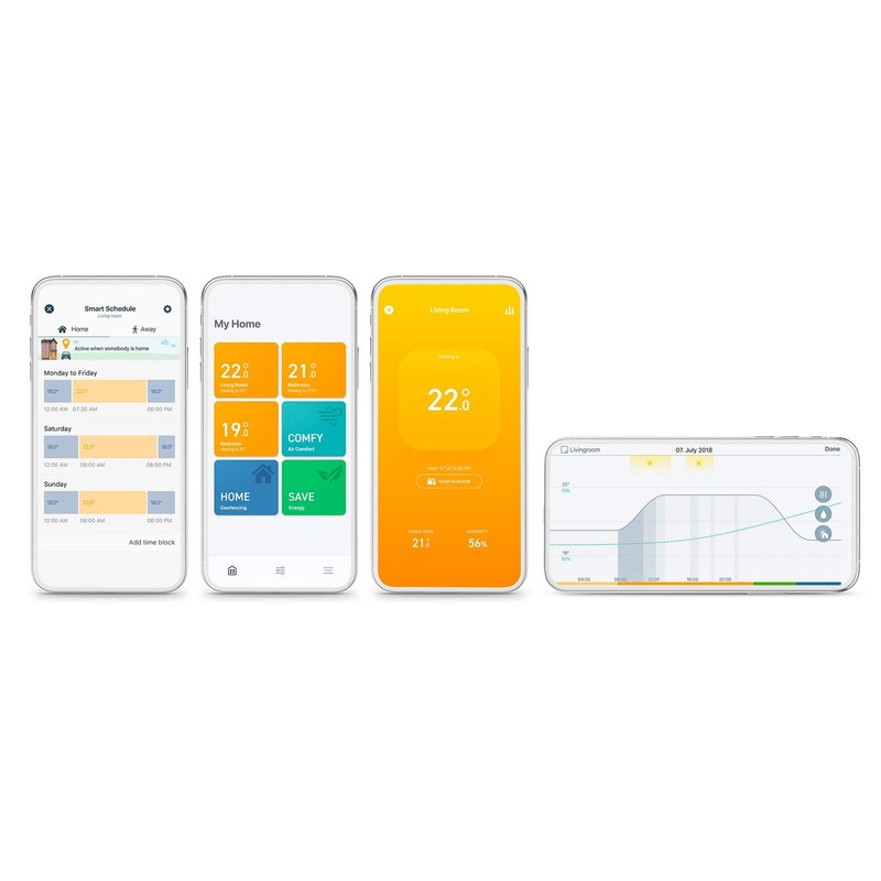 tado smart radiator thermostat, starter kit V3+, smart heating control,