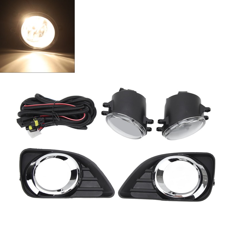 2 Pcs Fog Light Trim Set 52040 06090 Driving Front