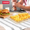 Bakken- Swiss Crisper Tray White marble Coating - 2-Piece Set,