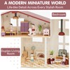 Lehoo Castle Wooden Dollhouse for Girls, Doll House with 5