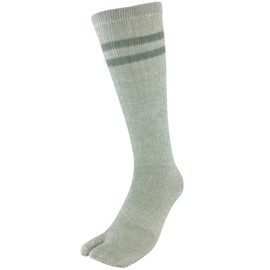 Work Style Ace AG288 Moc Long Socks with Supporters, Heathered Color, Finger Included, 4 Pair Set, 9.6 - 10.6 inches (24.5 - 27.0 cm)