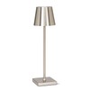 Abbott Collection Silver Classic Shade LED Table Light/Lamp - 15"H
