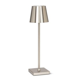 Abbott Collection Silver Classic Shade LED Table Light/Lamp - 15"H - 27-TRILITE-130-SIL