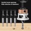 Countersink Drill Bit Set, Adjustable Depth Stop Counter Sink Drill