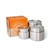Elephant Box Leakproof Food Canister Trio | Stainless Steel Food