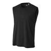 A4 Men's Cooling Performance Muscle Tee, Black, 3X-Large