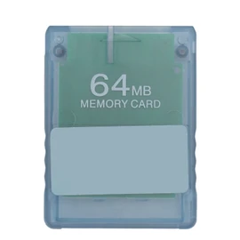 V1.953 Memory Card Professional OPL HD Loader Game Program Card for Game Console Accessories 64MB Transparent Blue