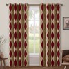 HOMEIDEAS Wave Room Darkening Curtains 52 X 84 Inch Length