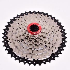 BIKECO MTB Cassette 8-Speed Cassette 11-32T 11-36T 11-40T 11-42T Bicycle Cassette Wide Ratio Bicycle Cassette Sprocket Compatible with Shimano Ultegra xt Sunrace Sram (except XD) (8-Speed 11-42T)
