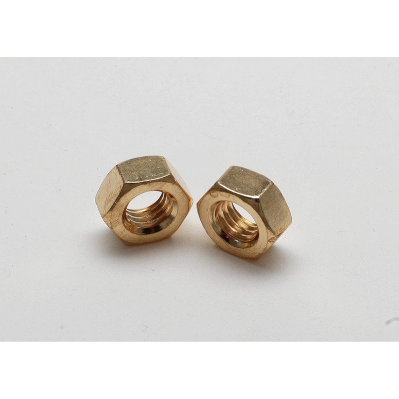 PD® Brass Nuts M10 (DIN 934 / ISO 4032), High-Quality