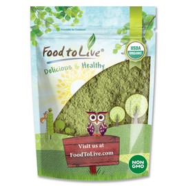 Food to Live Organic Broccoli Powder, 8 Ounces – Non-GMO, Raw, Kosher, 100% Pure, Ground from Whole Vegetables, Vegan Superfood, Bulk, Rich in Fiber, Great for Juices, Drinks, & Smoothies, Sirtfood