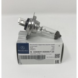 New Genuine Mercedes Headlight Bulb Lamp 55W OEM Halogen H7 40080900000764