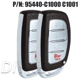 DIYKEY 2 95440-C1000 95440-C1001 for Hyundai Sonata 2015 2016 2017 Smart Remote Key Fob