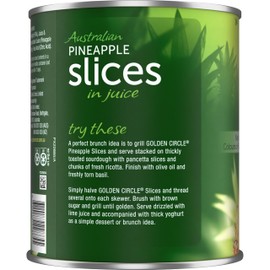 Golden Circle Pineapple in Natural Juices Sliced 3kg