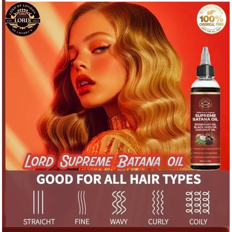 Lord of London Supreme Batana Oil, 100ml