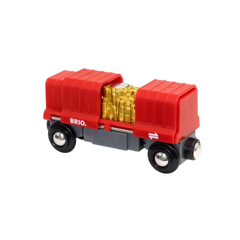 BRIO World - Cargo Wagon with Gold Load
