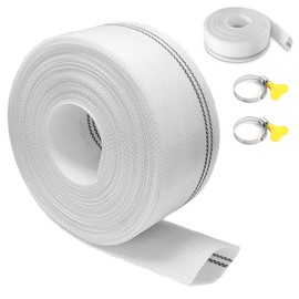 MeYuxg Gewebeschlauch 1/4 Zoll Flachschlauch, Flexibler und verdickter 10M Gewebeschlauchset Zubehör feuerwehrschlauch, Für Tauchpumpen Oder, Landwirtschaft, Obstplantagen, bei der Rasenbewässerung