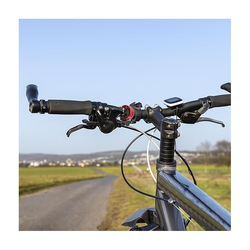 DELUXEFOX Bicycle Bell, Lightweight, Double Bell, Loud Volume, Pipe Diameter,