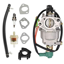 SAKITAM Carburetor kit for EB5000X EB6500X EB6500SX EM5000SX EW171 EB7000I EM6500SX EM6500GP EM7000IS EG5000CL EU6500i Generator Carb Fuel Line Filter Foam Air Filter Oil Alert Sensor