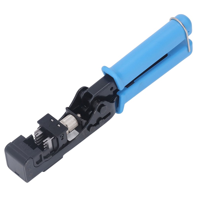 Modular Data Cable Crimper Alloy Steel Flat Mouth Termination Tool