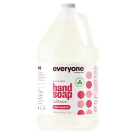 Everyone Liquid Hand Soap Refill, 1 Gallon, Ruby Grapefruit, made with Essential Oils for kitchen and bathroom