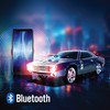 QFX Bluetooth 1968 Retro Muscle Car Replica Speaker, Dual 2-inch
