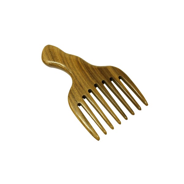 Hair Pick Wide Tooth Sandalwood Hair Comb - WC031