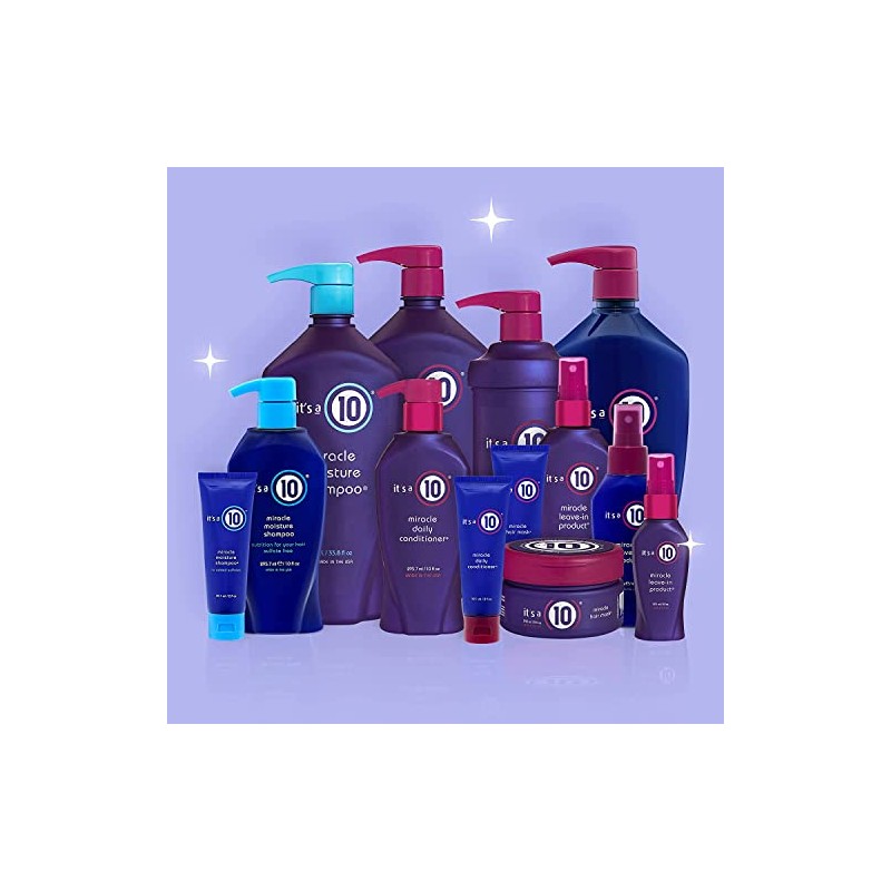 Miracle Moisture Shampoo by It's A 10 for Unisex -