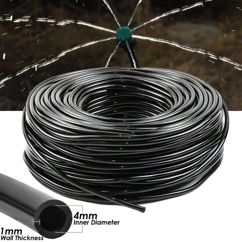 Micro Irrigation Pipe Tube Hose 4 mm (ID) / 6
