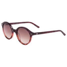 SITO SHADES Dixon Unisex UV 100 Retro Classic Round Sunglasses Rosewood Tort/Rose Gradient