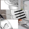 Zonon 4 Pack Round Soffit Vents Stainless Steel Dryer Vent