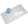 InterDesign Pebblz Bath Mat, Clear