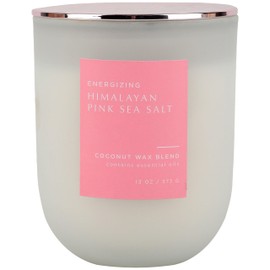 Energizing Himalayan Pink Sea Salt Coconut Wax Candle, 13 Ounces