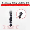 Foyscr Wood Drill Bits 3mm,10 Piece Brad Point Drill Bits,3mm