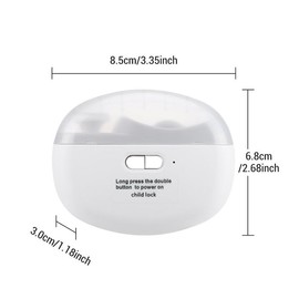 Electric Nail Clipper, 2 in 1 Rechargeable Polishing Automatic Nail Clippers, Nail Trimmer with Light & Nail Scraps Storage, Manicure Tool for Home & Travel