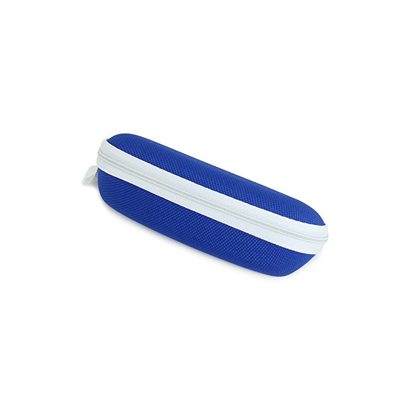 Tacy Case LM-70081-12 Blue Hard Zipper EVA Glasses Case