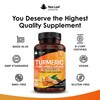 Turmeric Tablets 2600mg High Strength with Black Pepper & Ginger