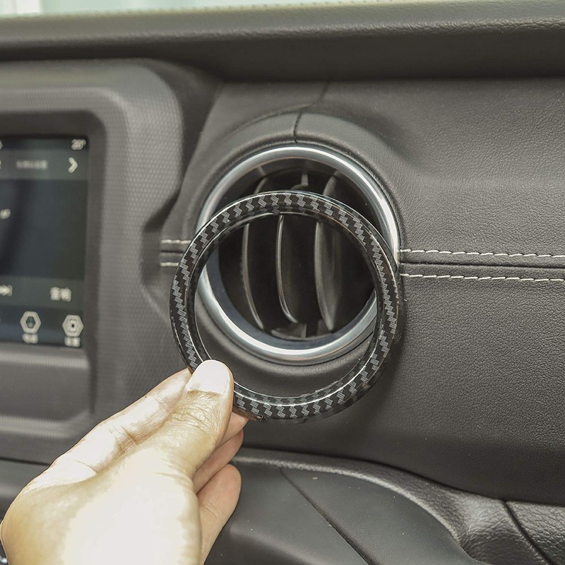 JeCar Interior Trim Kit Dashboard Air Conditioner Vent Ring Interior