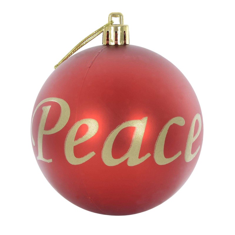 Mr Crimbo Pack of 6 Peace Joy Noel Christmas Tree