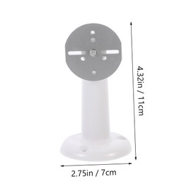 TEHAUX 2Pcs Adjustable Wall Mounted Security Bracket Swivel CCTV Holder for Indoor Outdoor Use Compatible with Smart